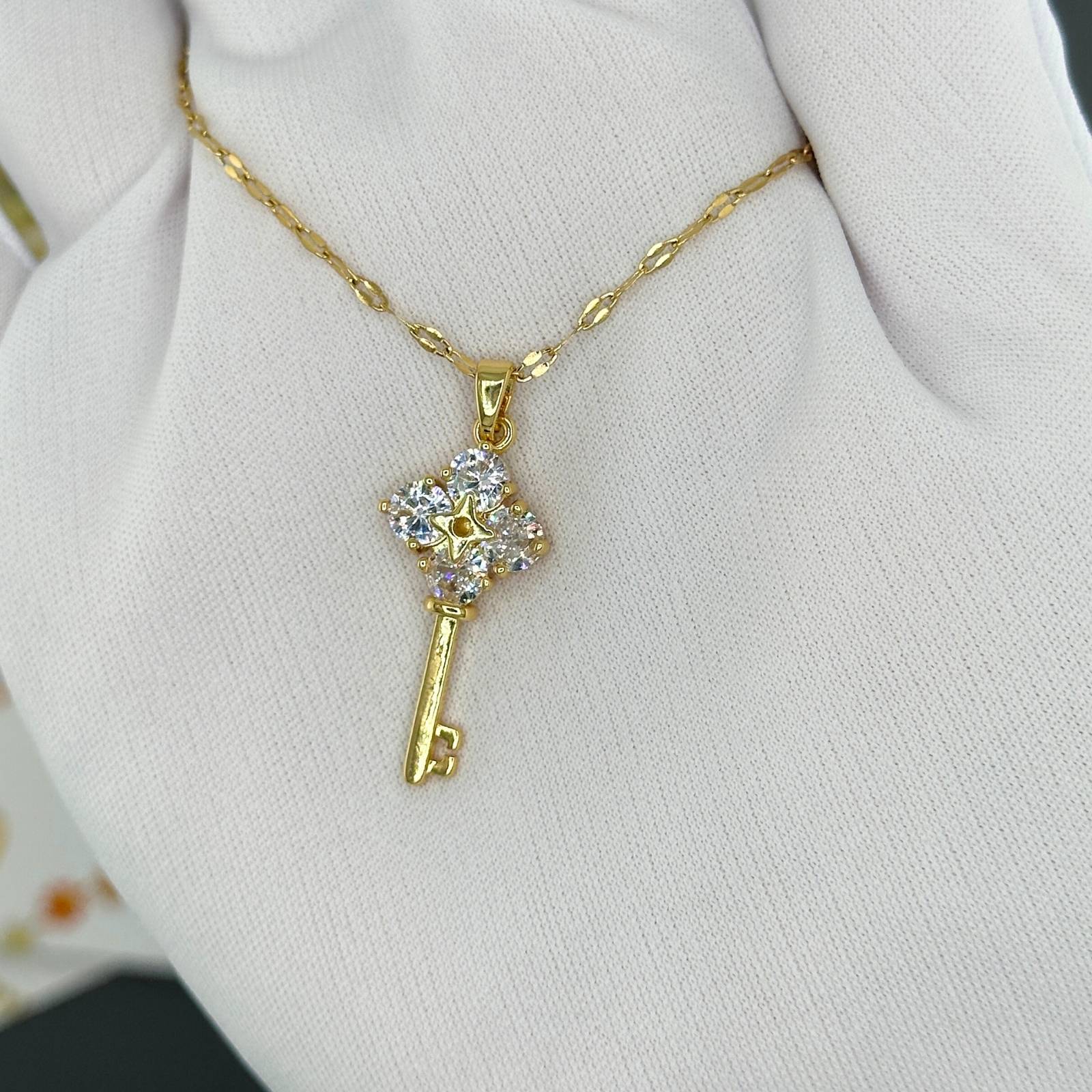 “Key” VERIŽICA, 18K Gold Plated Steel