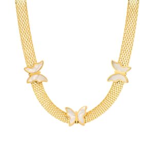 " METULČKI " VERIŽICA, 18K Gold Plated Steel