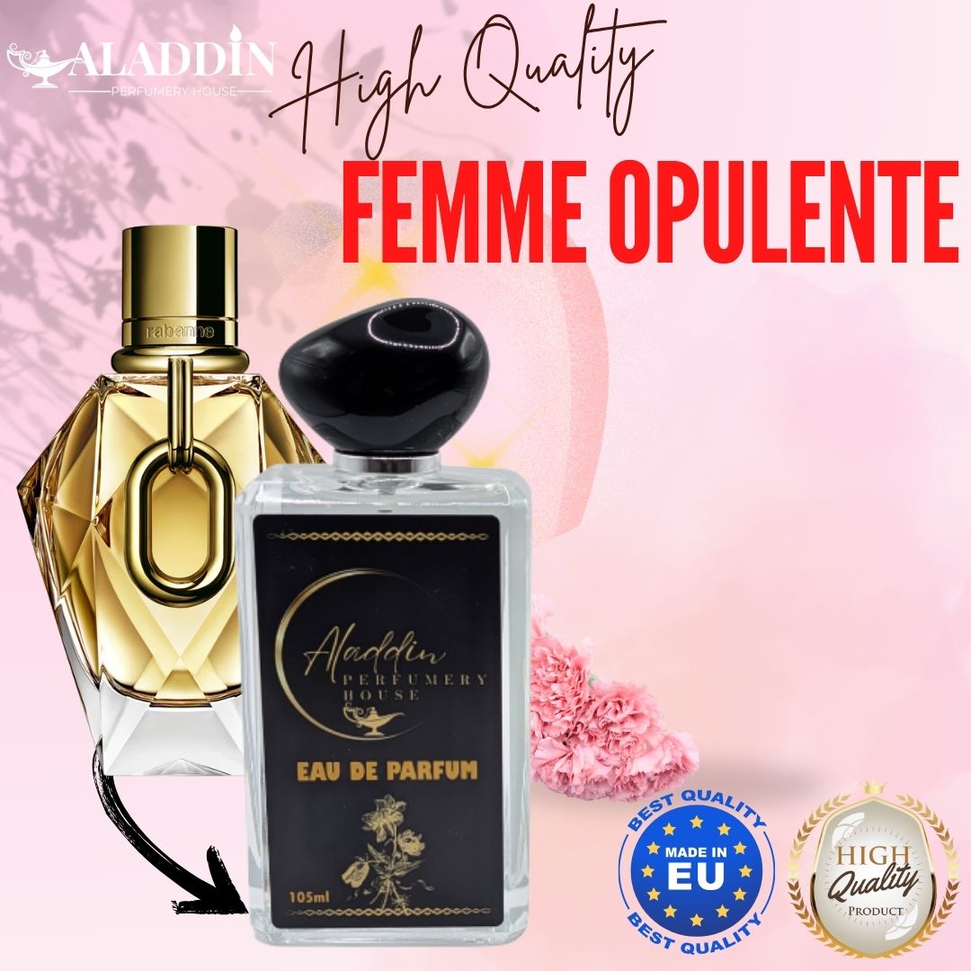 FEMME-OPULENTE-dupes-by-MILLION-GOLD-FOR-HER-PACO-RABAN-ZENSKI-PREMIUM-parfum-ALADDIN-perfumery-house.jpg Femme Opulente inspired by Million Gold For Her Rabanne