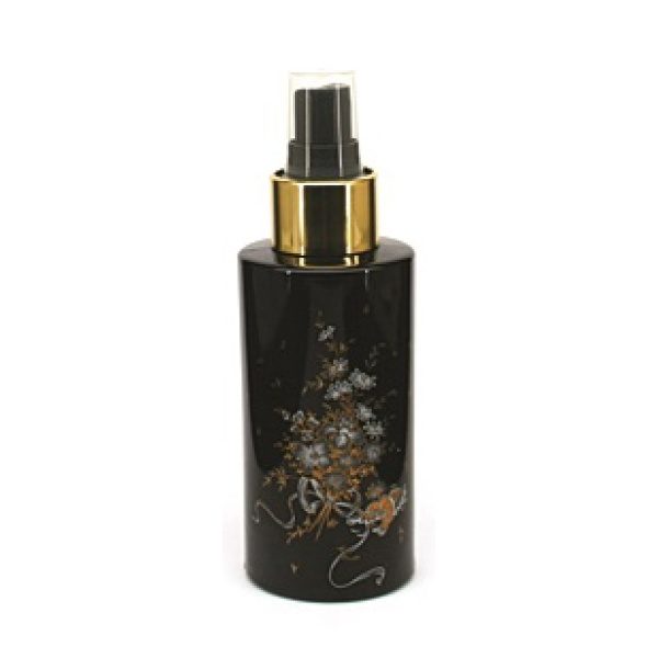 Črna steklenička 100ml s pršilko
