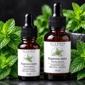 Poprova meta (Mentha piperita) – 100 % naravno eterično olje