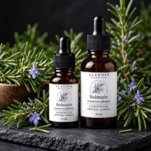 Rožmarin (Rosmarinus officinalis) – 100 % naravno eterično olje