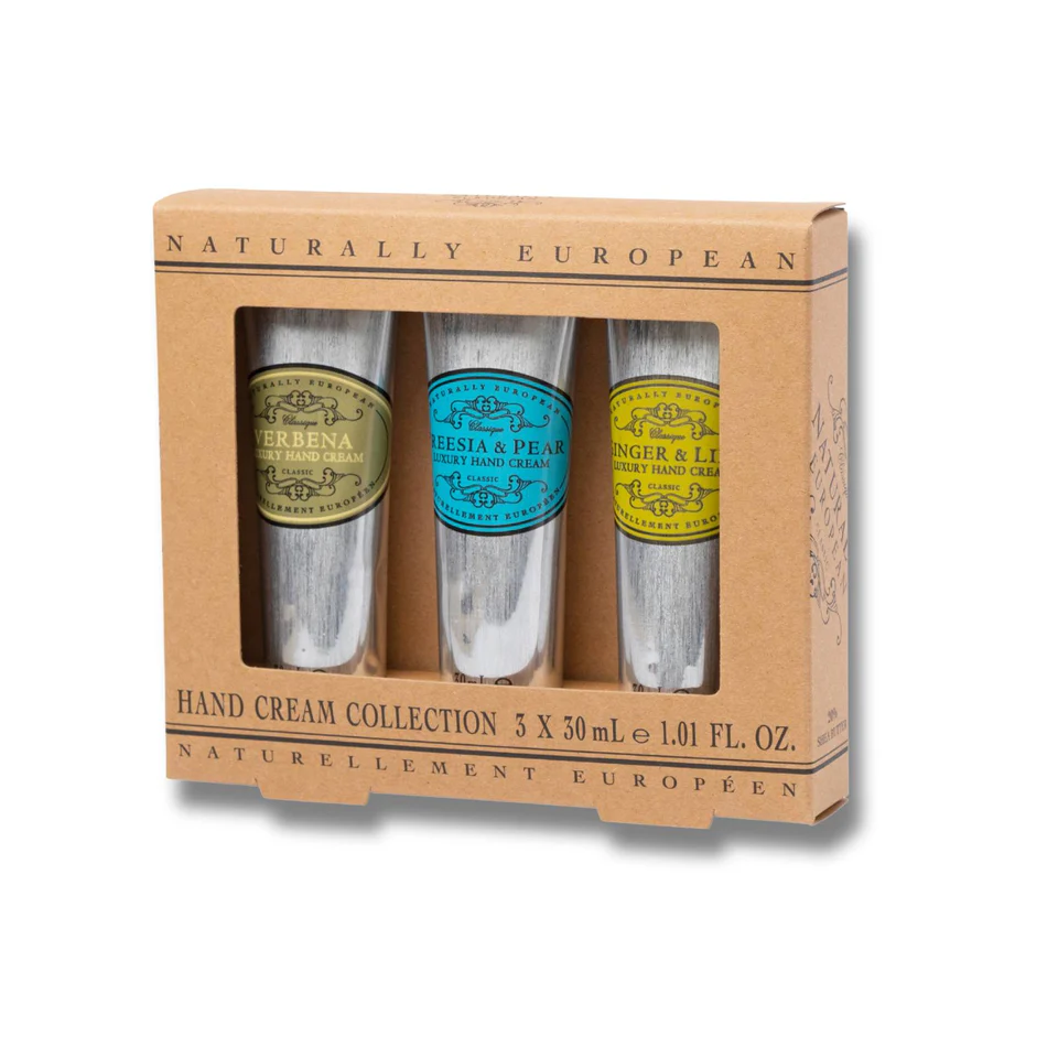 NATURALLY EUROPEAN SET KREM ZA ROKE 3X30ML | IDEALNO DARILO